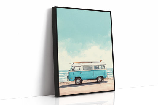AL1841 - Premium Art Print - Black Framed Canvas image 1