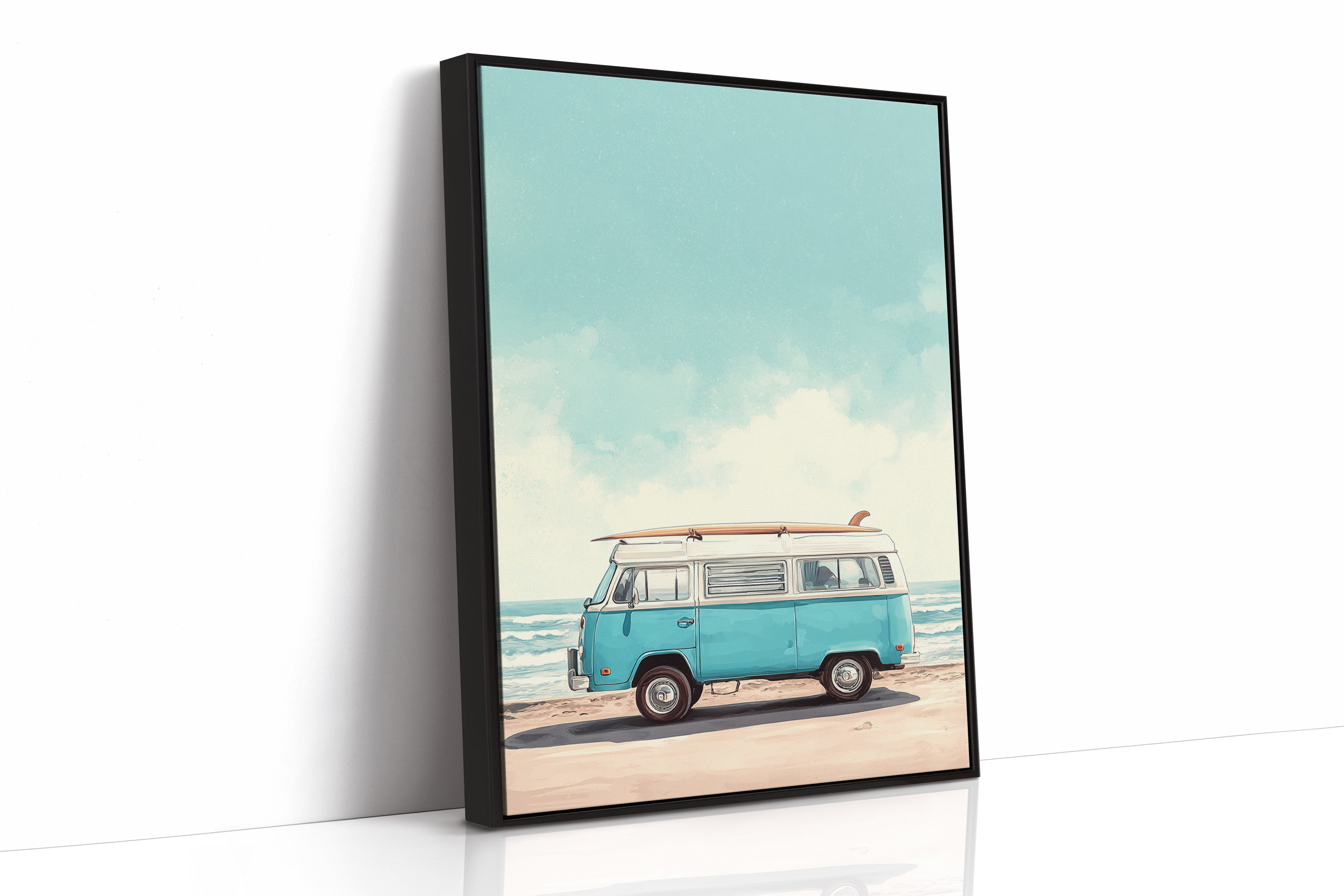 AL1841 - Premium Art Print - Black Framed Canvas image 1