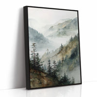AL1843 - Premium Art Print - Black Framed Canvas image 1