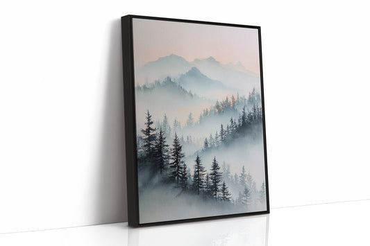 AL1844 - Premium Art Print - Black Framed Canvas image 1