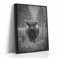 AL1829 - Premium Art Print - Black Framed Canvas image 1