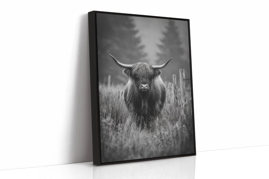 AL1829 - Premium Art Print - Black Framed Canvas image 1