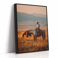 AL1834 - Premium Art Print - Black Framed Canvas image 1