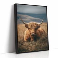 AL1835 - Premium Art Print - Black Framed Canvas image 1