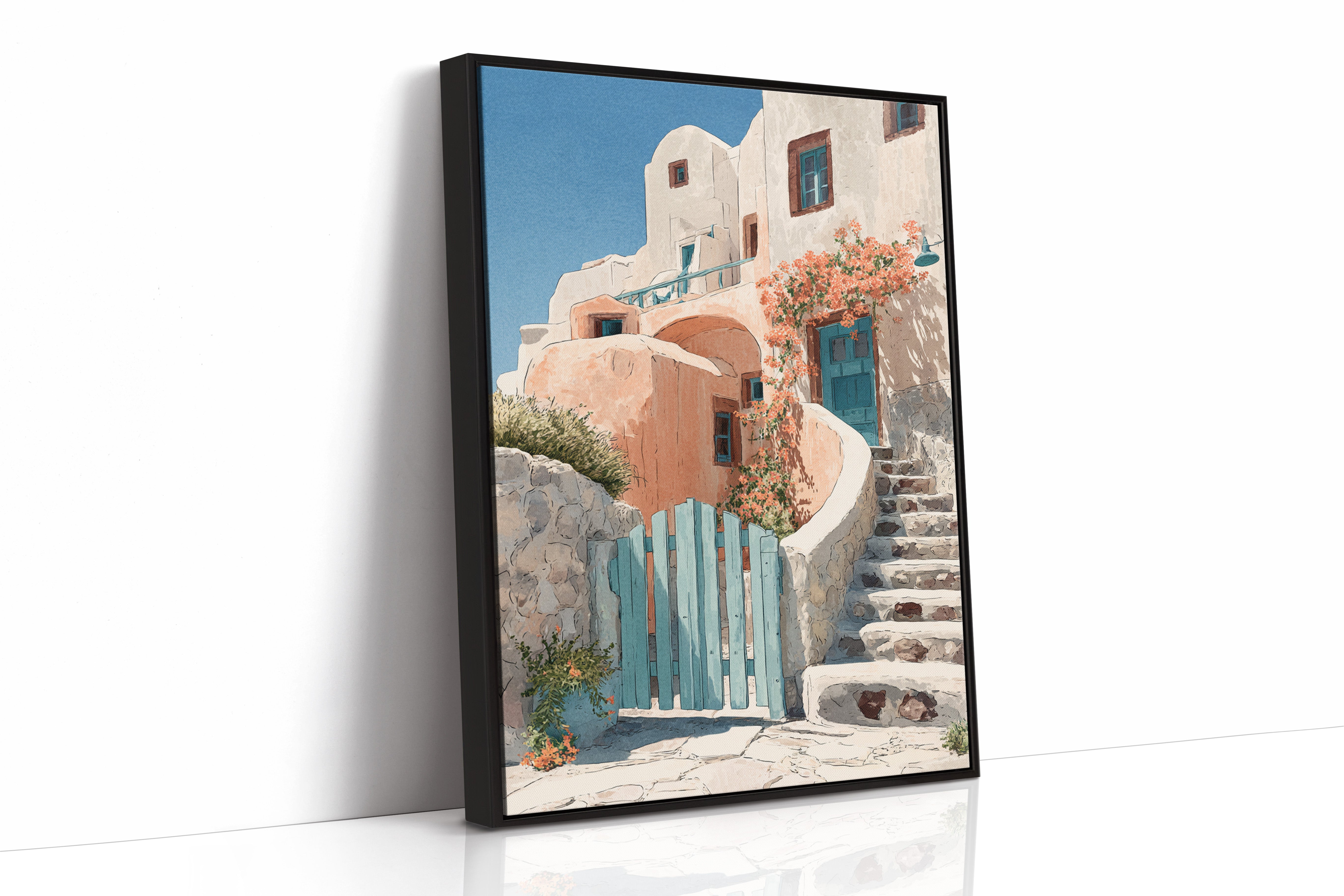 AL1817 - Premium Art Print - Black Framed Canvas image 1