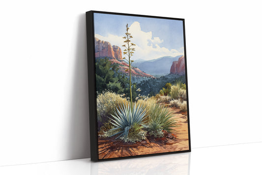 AL1823 - Premium Art Print - Black Framed Canvas image 1
