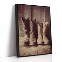 AL1810 - Premium Art Print - Black Framed Canvas image 1