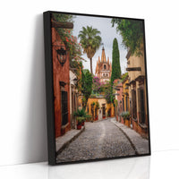 AL1814 - Premium Art Print - Black Framed Canvas image 1