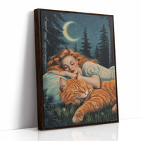 AL0003 - Brown Framed Canvas image 1