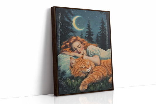 AL0003 - Brown Framed Canvas image 1