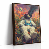 AL0009 - Brown Framed Canvas image 1