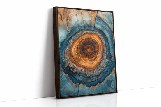 AL0012 - Brown Framed Canvas image 1