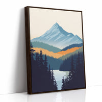 AL0019 - Brown Framed Canvas image 1