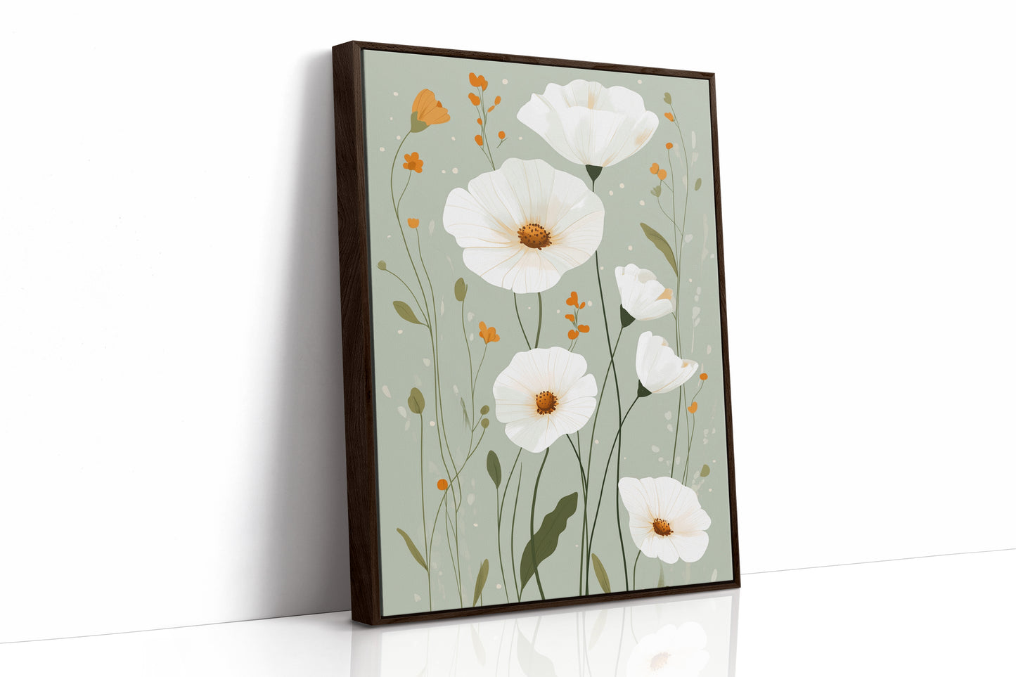 AL0020 - Brown Framed Canvas image 1