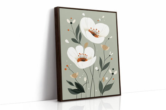 AL0021 - Brown Framed Canvas image 1