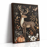 AL0025 - Premium Art Print - Brown Framed Canvas image 1