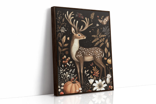 AL0025 - Premium Art Print - Brown Framed Canvas image 1