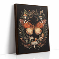 AL0026 - Premium Art Print - Brown Framed Canvas image 1