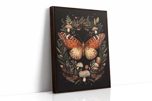 AL0026 - Premium Art Print - Brown Framed Canvas image 1
