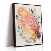 AL0027 - Premium Art Print - Brown Framed Canvas image 1