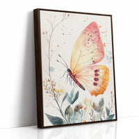 AL0028 - Premium Art Print - Brown Framed Canvas image 1