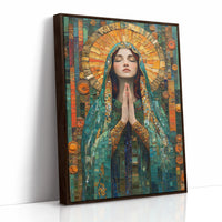 AL0029 - Premium Art Print - Brown Framed Canvas image 1