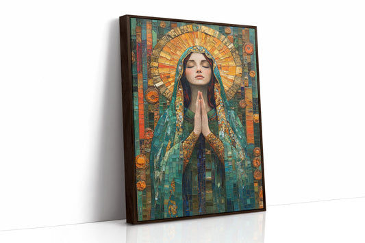AL0029 - Premium Art Print - Brown Framed Canvas image 1
