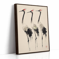 AL0030 - Premium Art Print - Brown Framed Canvas image 1