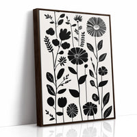 AL0032 - Premium Art Print - Brown Framed Canvas image 1