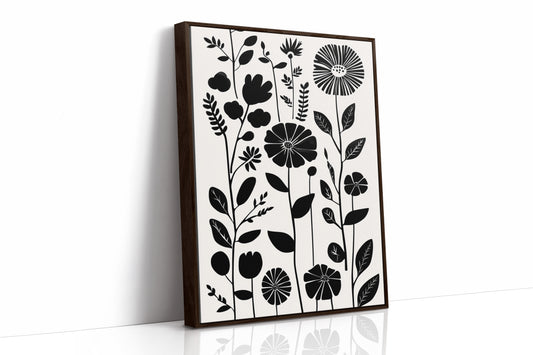AL0032 - Premium Art Print - Brown Framed Canvas image 1
