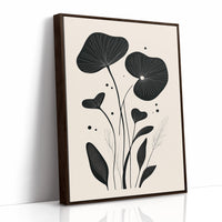 AL0034 - Premium Art Print - Brown Framed Canvas image 1