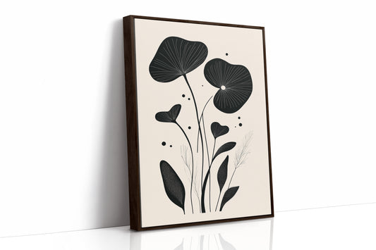 AL0034 - Premium Art Print - Brown Framed Canvas image 1