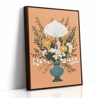 AL0036 - Premium Art Print - Brown Framed Canvas image 1