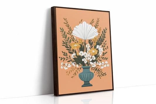 AL0036 - Premium Art Print - Brown Framed Canvas image 1