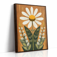 AL0037 - Premium Art Print - Brown Framed Canvas image 1