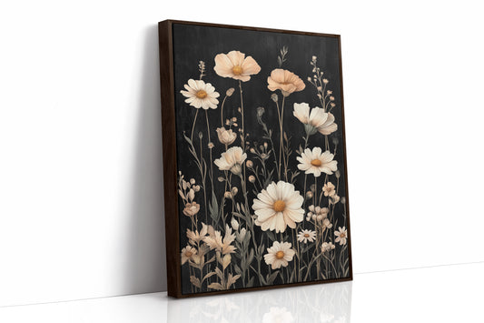 AL0038 - Premium Art Print - Brown Framed Canvas image 1