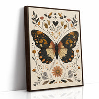 AL0040 - Premium Art Print - Brown Framed Canvas image 1
