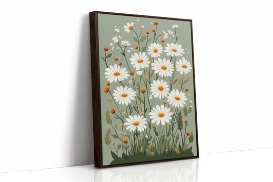 AL0041 - Premium Art Print - Brown Framed Canvas image 1