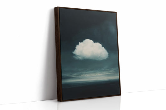 AL0042 - Premium Art Print - Brown Framed Canvas image 1