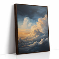 AL0043 - Premium Art Print - Brown Framed Canvas image 1