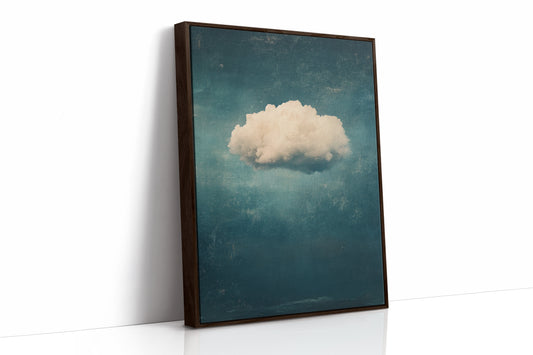 AL0045 - Premium Art Print - Brown Framed Canvas image 1