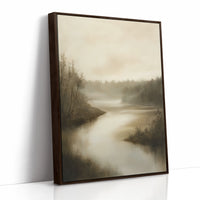 AL0047 - Premium Art Print - Brown Framed Canvas image 1