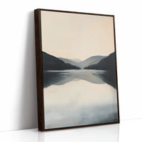 AL0050 - Premium Art Print - Brown Framed Canvas image 1