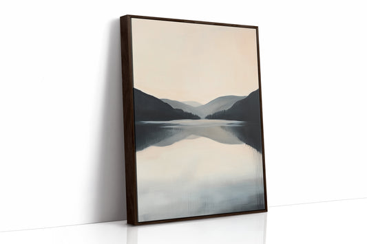 AL0050 - Premium Art Print - Brown Framed Canvas image 1