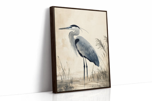 AL0054 - Premium Art Print - Brown Framed Canvas image 1