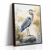 AL0056 - Premium Art Print - Brown Framed Canvas image 1