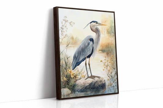 AL0056 - Premium Art Print - Brown Framed Canvas image 1