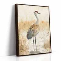 AL0058 - Premium Art Print - Brown Framed Canvas image 1