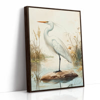 AL0059 - Premium Art Print - Brown Framed Canvas image 1