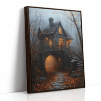 AL0063 - Premium Art Print - Brown Framed Canvas image 1
